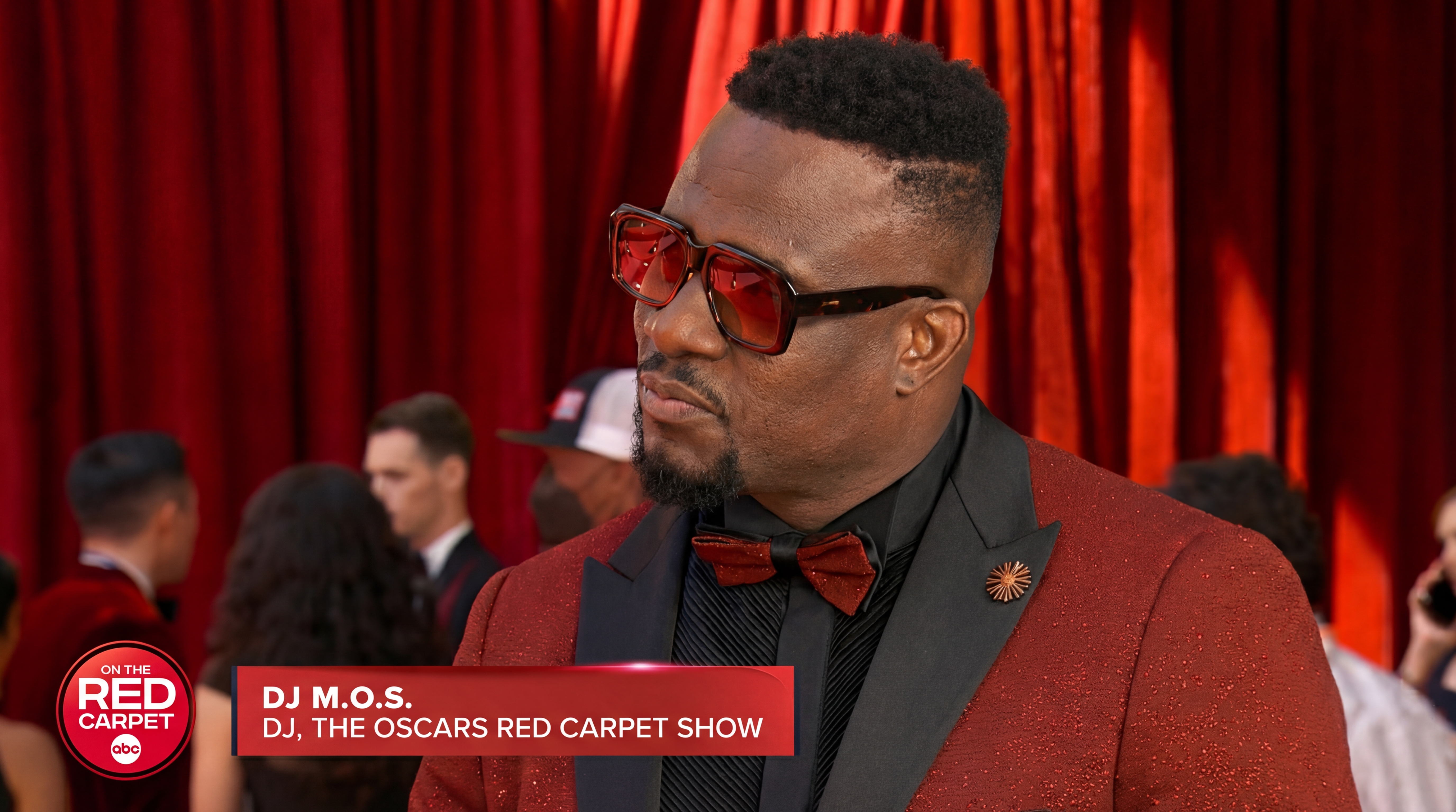 DJ M.O.S. on ABC's Oscars Red Carpet Show