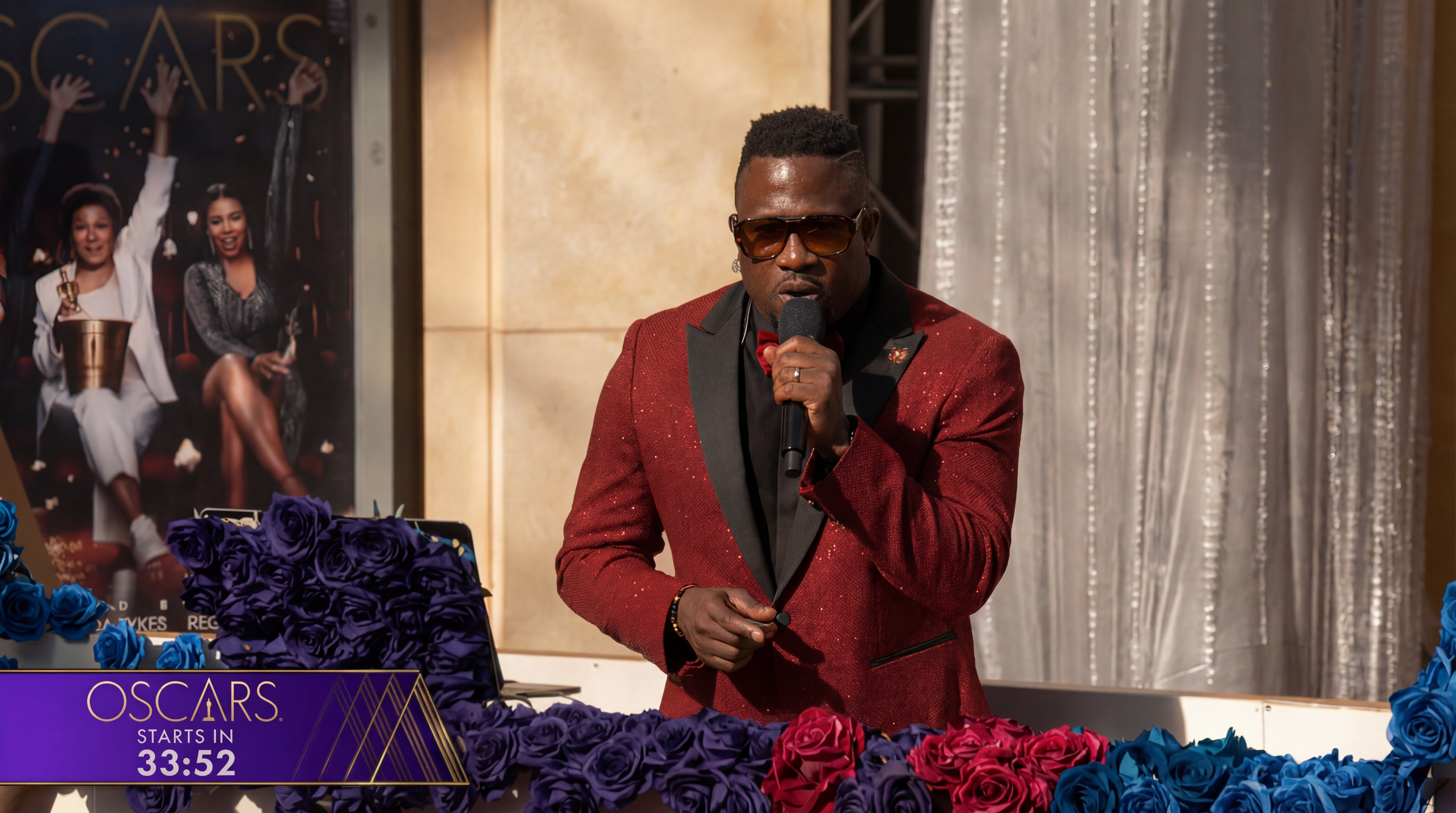 DJ M.O.S. Voice of God at the Oscars